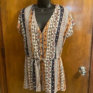 Women’s cap-sleeve romper